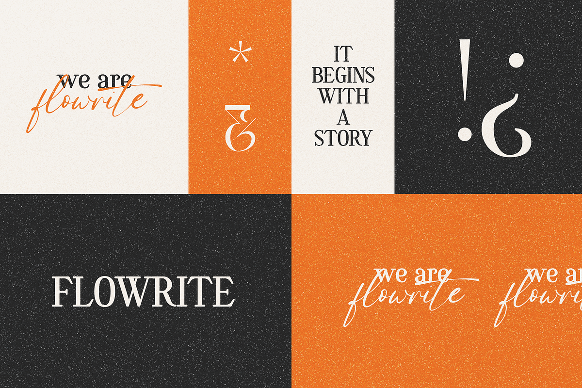 SALE! Flowrite - modern font duo, a Serif Font by VP Fonts (Photo 11 of 16)