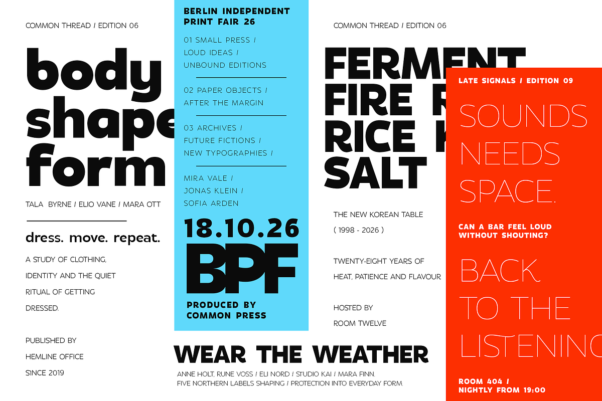 Flamor - Editorial Sans Serif Family, a Sans Serif Font by VP Fonts (Photo 21 of 23)