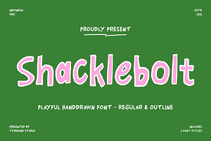 Shacklebolt Playful Handwritten