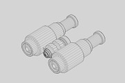 Binoculars, an Object 3D Model by fahad121 (Thumbnail 6 of 7)
