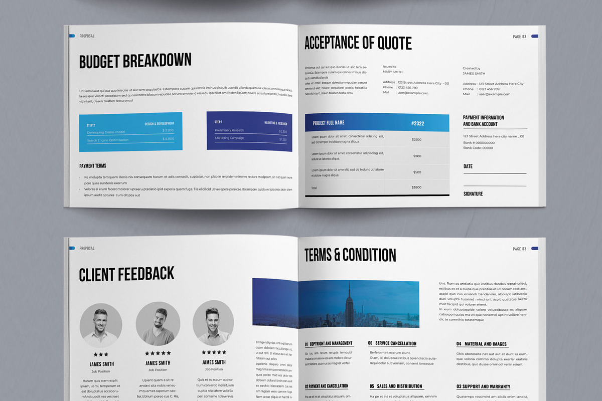 Brand Proposal Layout Landscape, a Brochure Template by ContestDesign (Photo 5 of 5)