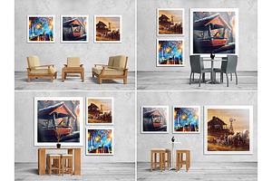 Art Wall Mock-Ups