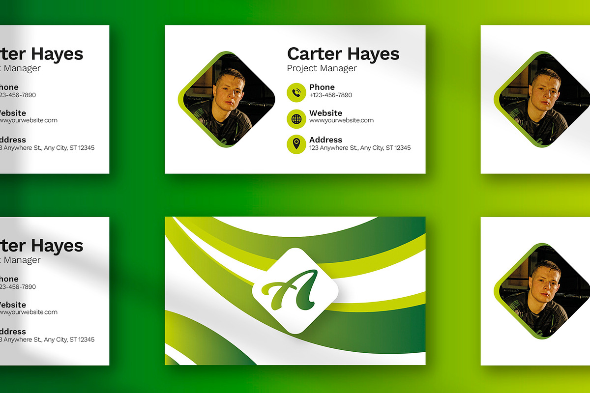 Activewear - Business Card, a Business Card Template by Esensifiksi.studio (Photo 3 of 3)