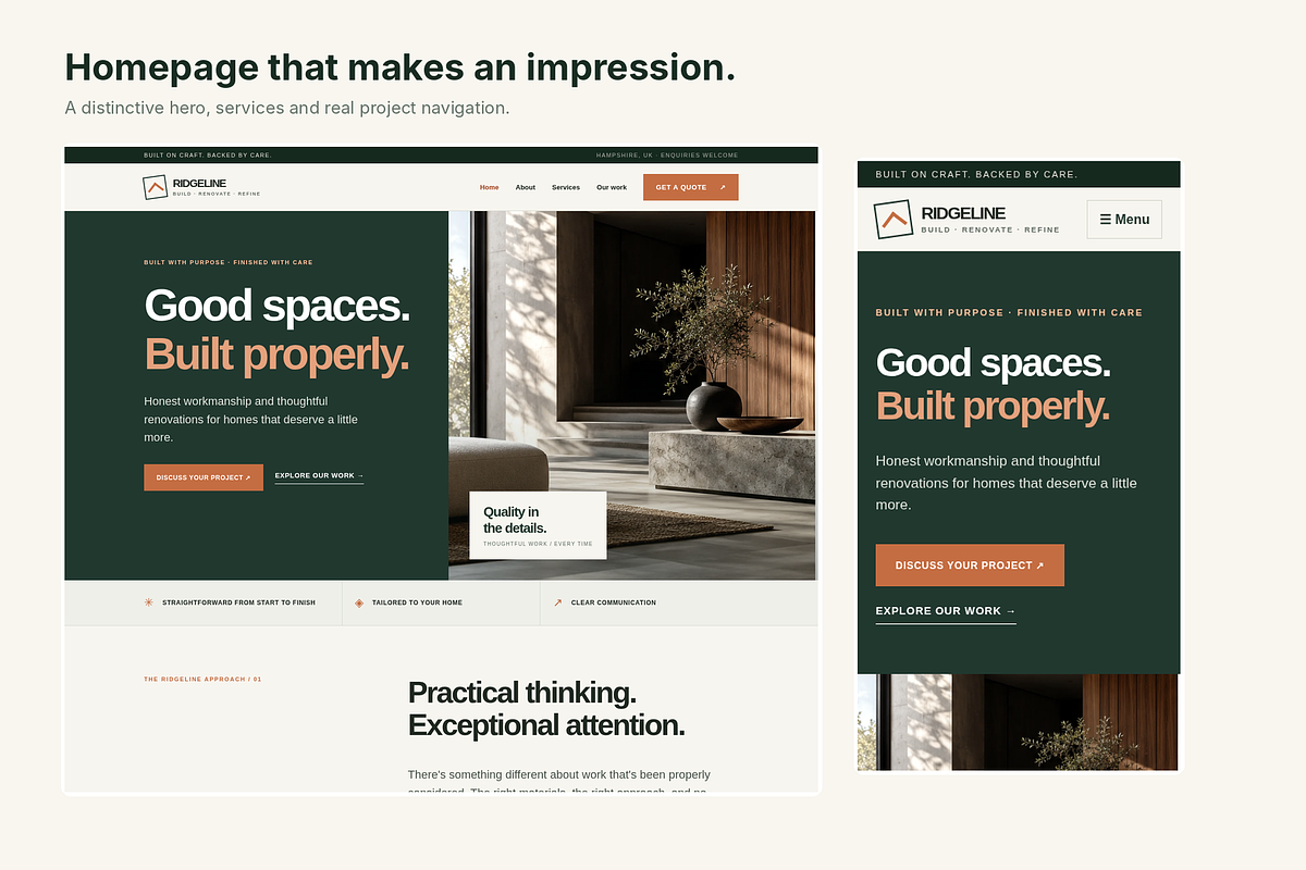 RIDGELINE – Trade HTML Template, a HTML Template by Darweish Designs (Photo 2 of 6)