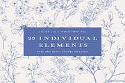 Rustic Chinoiserie Floral Pack, a Decorative Illustration by AW Studios (Thumbnail 5 of 10)