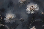 Dark Floral Seamless Wallpaper, a Wallpaper Graphic by by creative paper (Thumbnail 2 of 4)