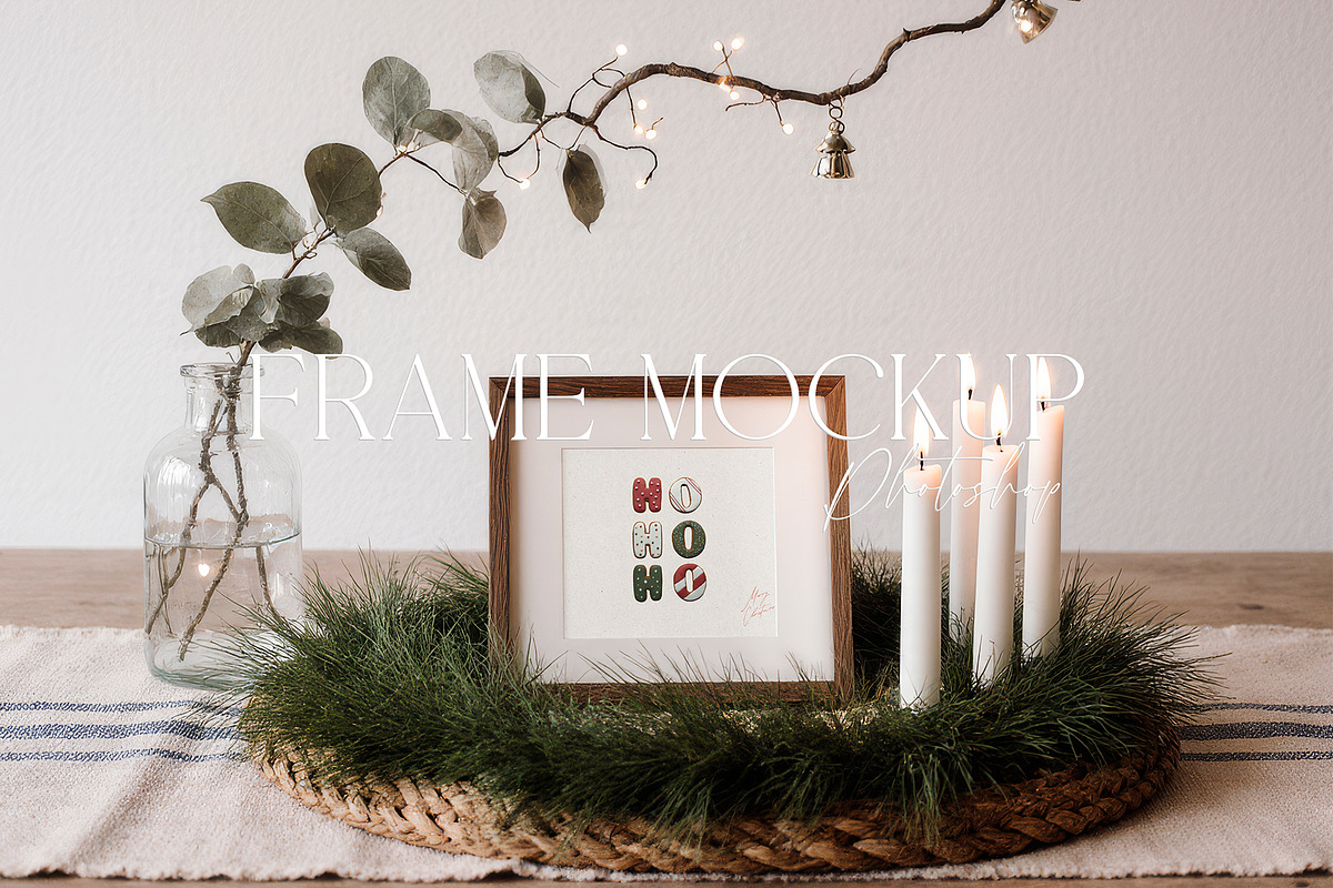 Christmas Frame Mockup Bundle 30+, a Product Mockup by EkaterinaViArt (Photo 4 of 8)