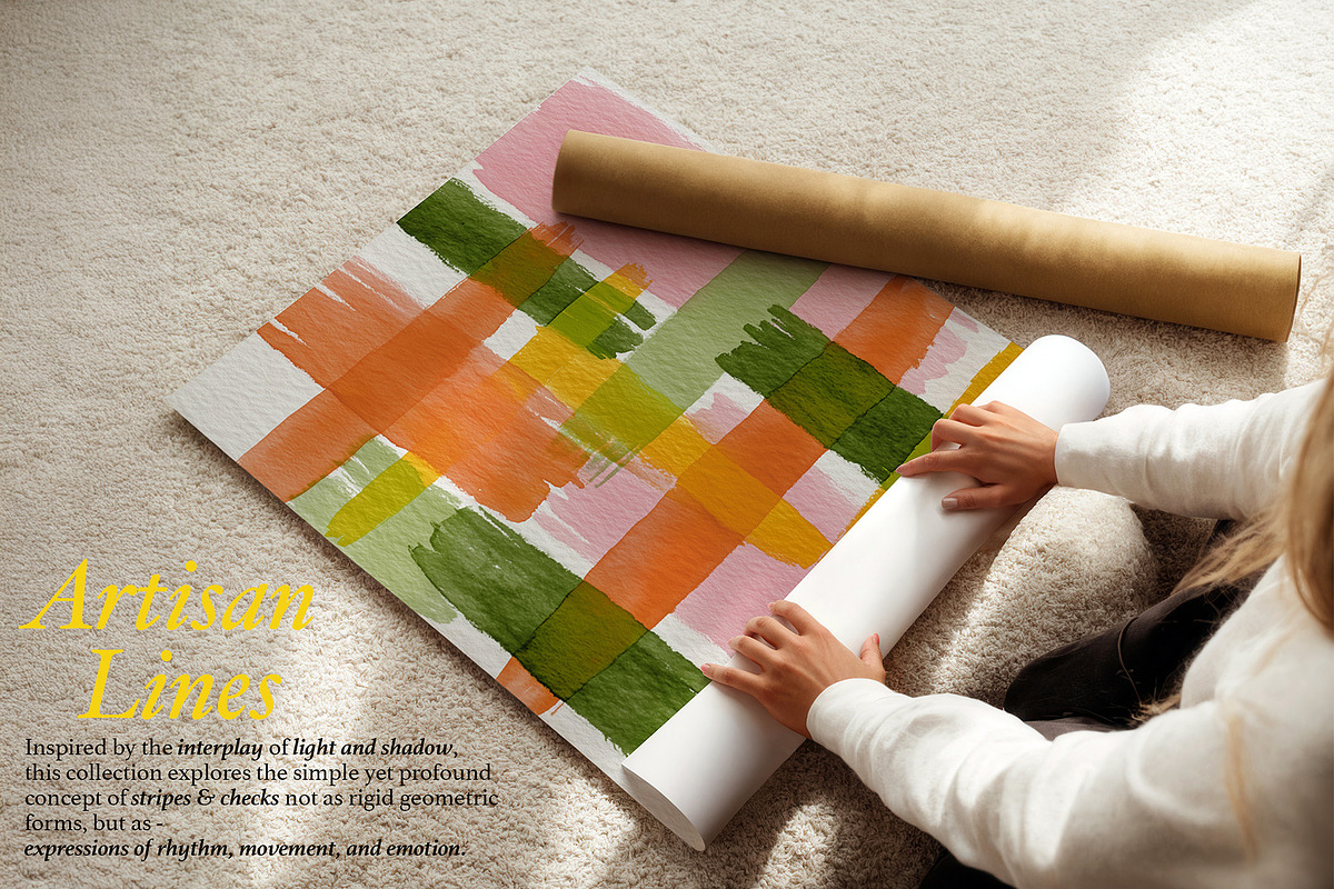 Artisan Lines - Painted Backgrounds, a Background Graphic by Essentially Nomadic (Photo 2 of 9)