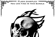100+ Blackwork Tattoo Bundle Stamps, a Brush Add-On by ProcreateInk (Thumbnail 5 of 5)