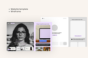 Website index page template, a Landing Page Template by Cereeja lab (Thumbnail 2 of 4)