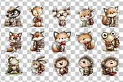 Back To School Animals PNG Clipart, an Animal Illustration by Nicolle's Colorful Art (Thumbnail 3 of 6)