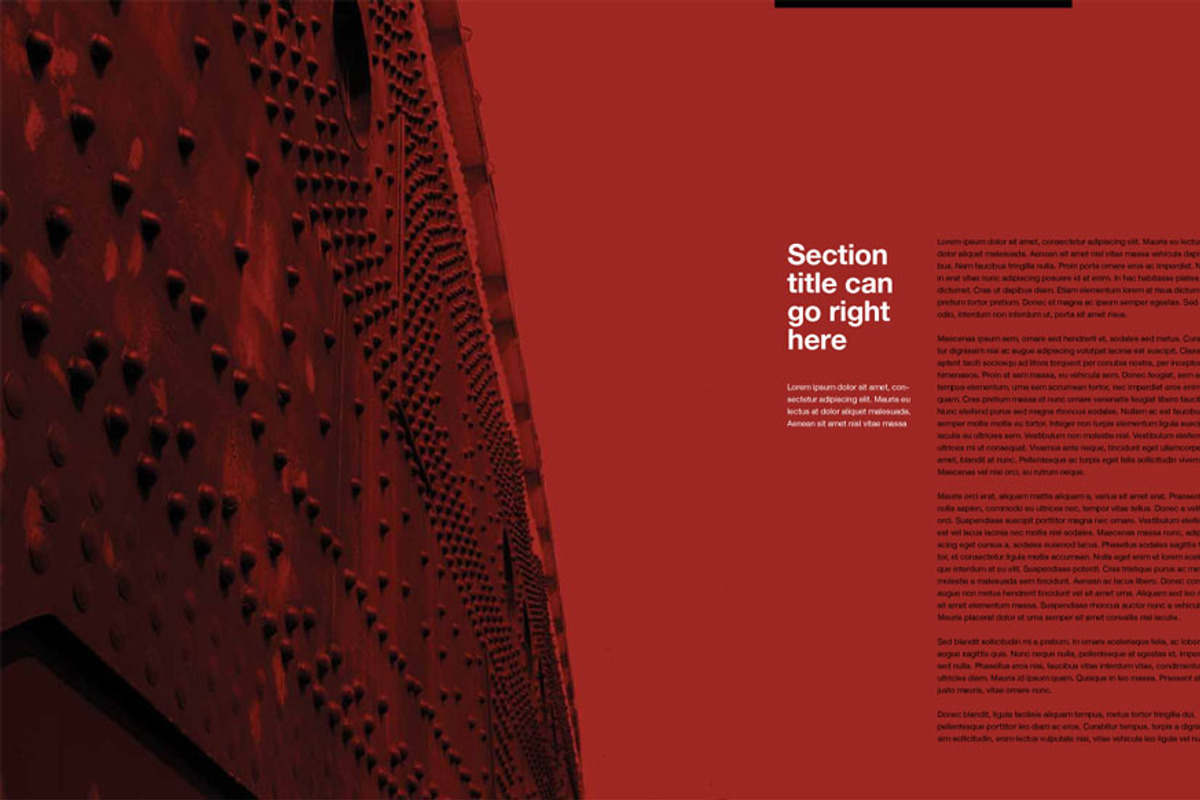 Swiss Minimal InDesign Magazine, a Magazine Template by Cardeo (Photo 3 of 5)