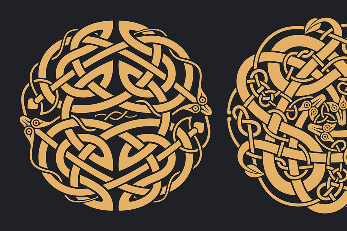 Celtic traditional knot. Snakes., an Object Graphic by RevelStockart (Photo 1 of 4)