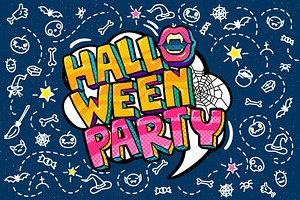 Halloween Party Message