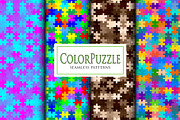 Vector jigsaw puzzle mozaic camo set, a Pattern Graphic by ArchonDigitalShop (Thumbnail 6 of 9)