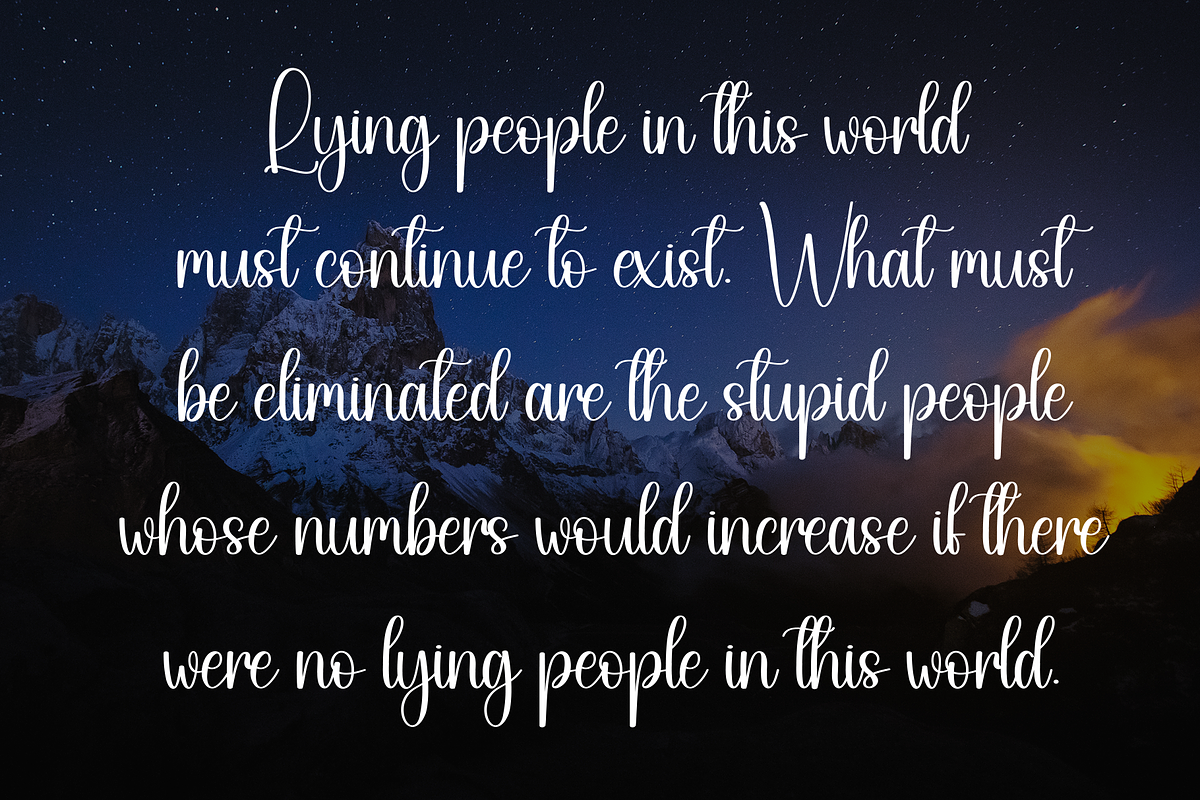 Spooky | Script Font, a Handwritten Font by Scratchones (Photo 6 of 8)