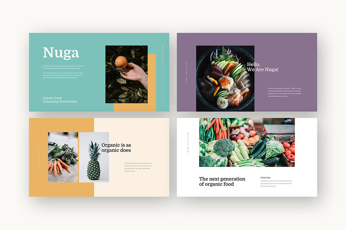 Nuga : Natural Food Google Slides, a Presentation Template by Punkl Camp (Photo 2 of 15)