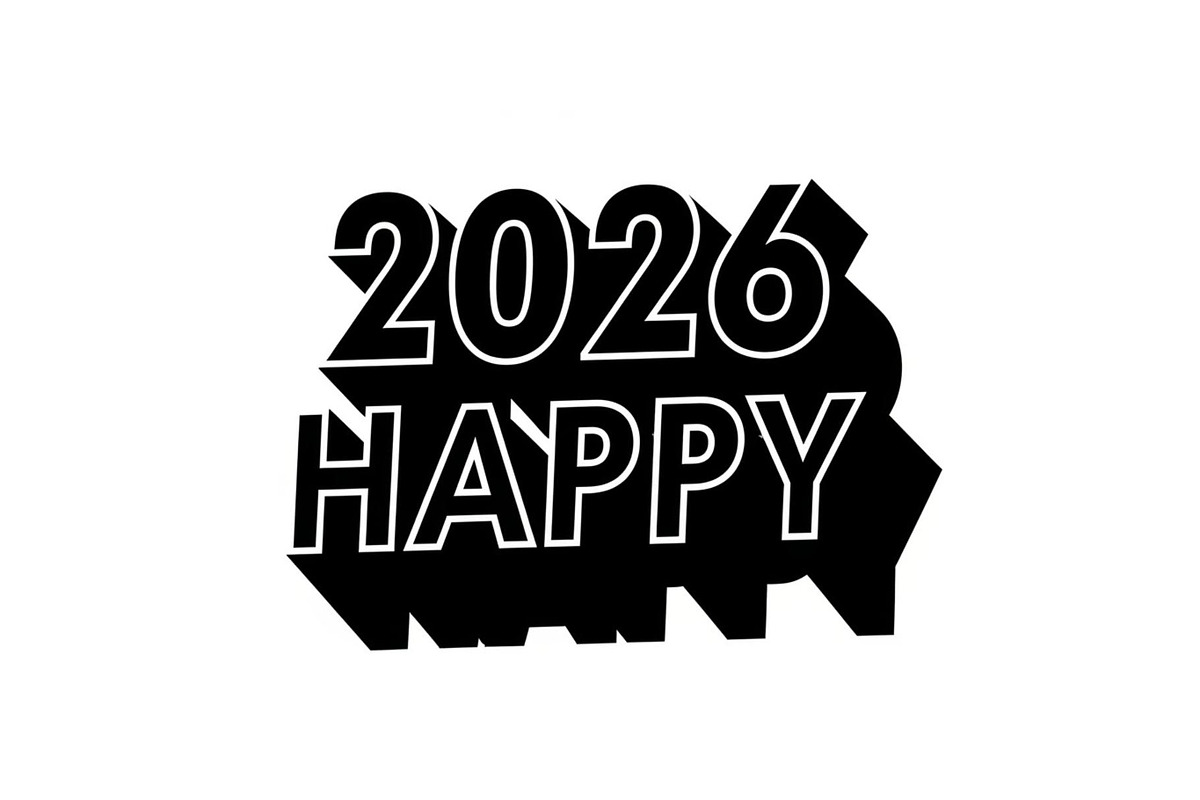 2026 New Year Line Art Bundle, an Illustration by hafijul (Photo 4 of 11)