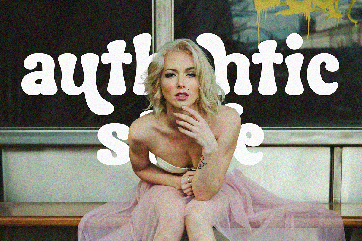 Velvet Smile Retro Font, a Serif Font by Pen Culture (Photo 4 of 8)