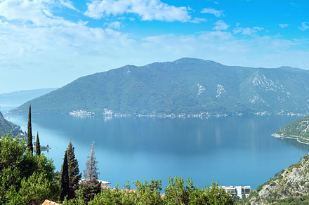 Kotor town on coast  (Montenegro, Bay of Kotor), a Nature Photo by YuriyB