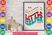 Santa's Little Helper Svg Cut File, an Object Graphic by CrexoraLab (Thumbnail 1 of 3)