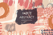 Inky Abstract Photoshop Brushes, a Brush Add-On by Sweet Fig (Thumbnail 1 of 10)