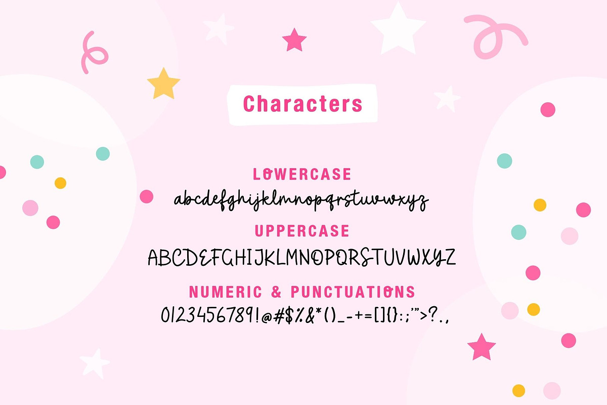 Chasing Rainbows Script Font, a Script Font by Sparkle & Speckle (Photo 7 of 7)