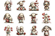 Easter Spring Animals Clipart, an Illustration by Designking (Thumbnail 2 of 5)