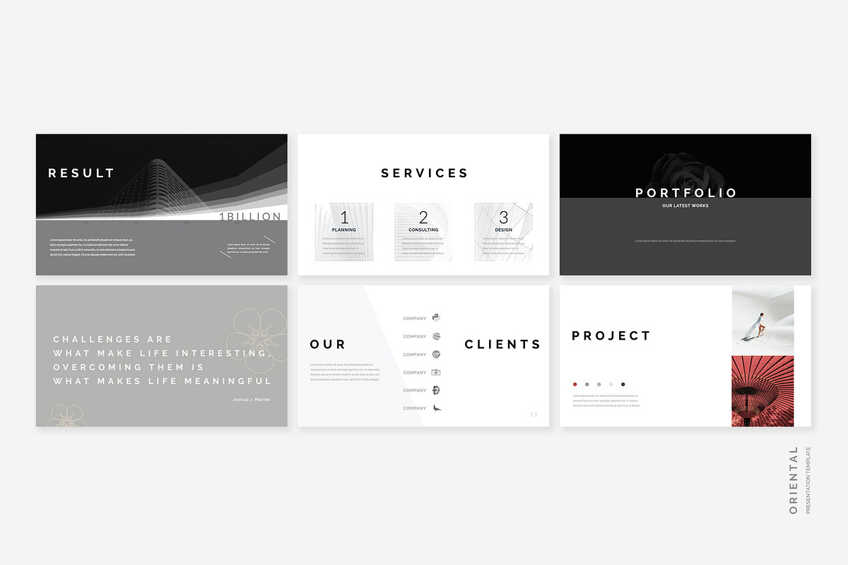 Oriental Powerpoint Template