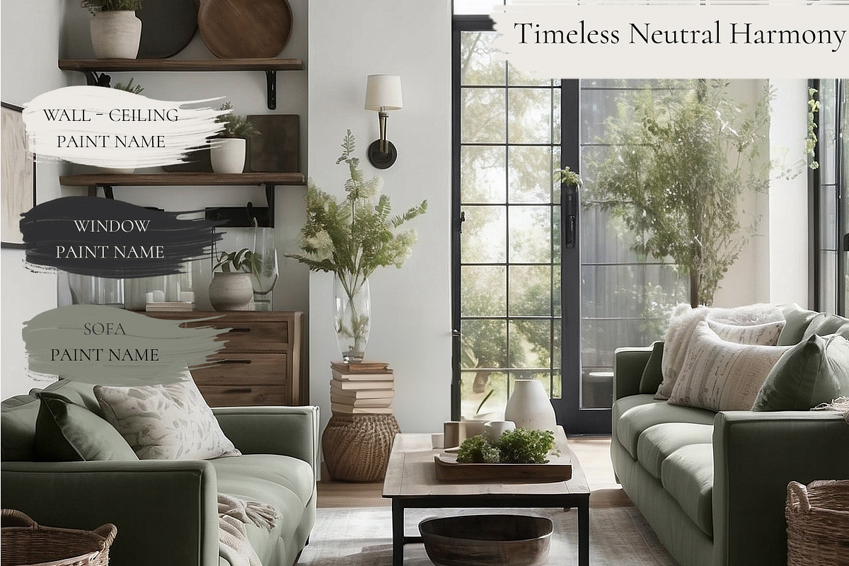 SW Modern Farmhouse Paint Palette, a Presentation Template by CONCEPT COLORS (Photo 4 of 8)
