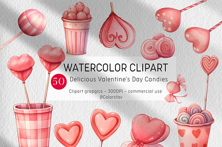 Valentine's day delicious candies