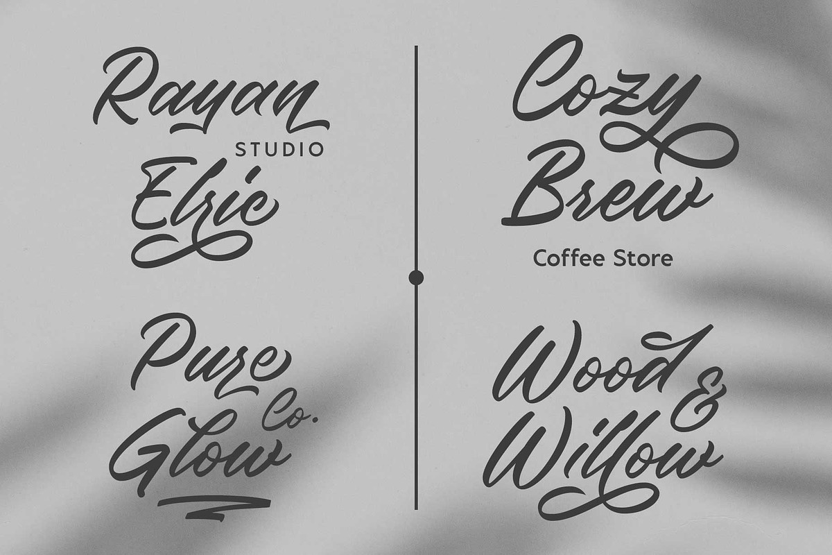 Rainylock - Handwritten Script, a Script Font by Arterfak Project (Photo 13 of 13)