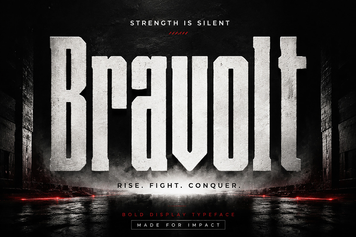 Bravolt, a Slab Serif Font by Wow Magic (Photo 5 of 5)