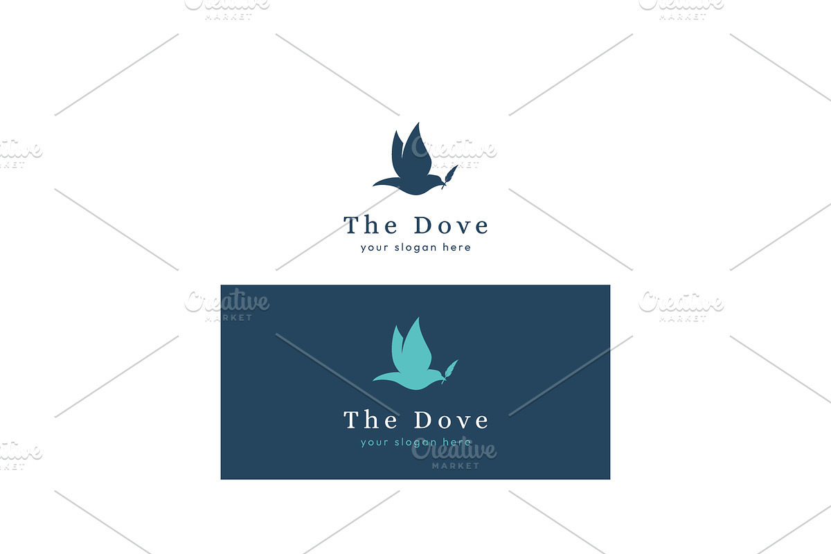Dove logo vector illustration., a Branding & Logo Template by LOGOCREATIVE