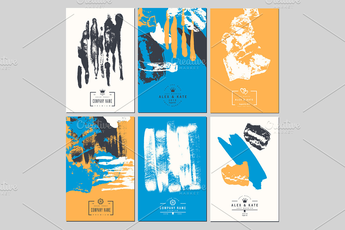 Set cards. Creative design., a Business Card Template by Mira15