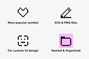 Vector Pixel Icons Set, an Outline Icon by Amazing Custom Icons (Thumbnail 5 of 6)