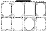 Decorative Borders, Corners & Frames, a Decorative Illustration by Carrie Stephens Art (Thumbnail 10 of 12)