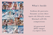 Pink ski fashion bundle 47 AI images, a Sports & Recreation Photo by Yulia Furman (Thumbnail 2 of 4)