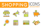 Internet Shopping, an Outline Icon by TAlex (Thumbnail 3 of 7)