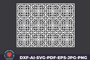 Ornament Pattern Laser Cut SVG