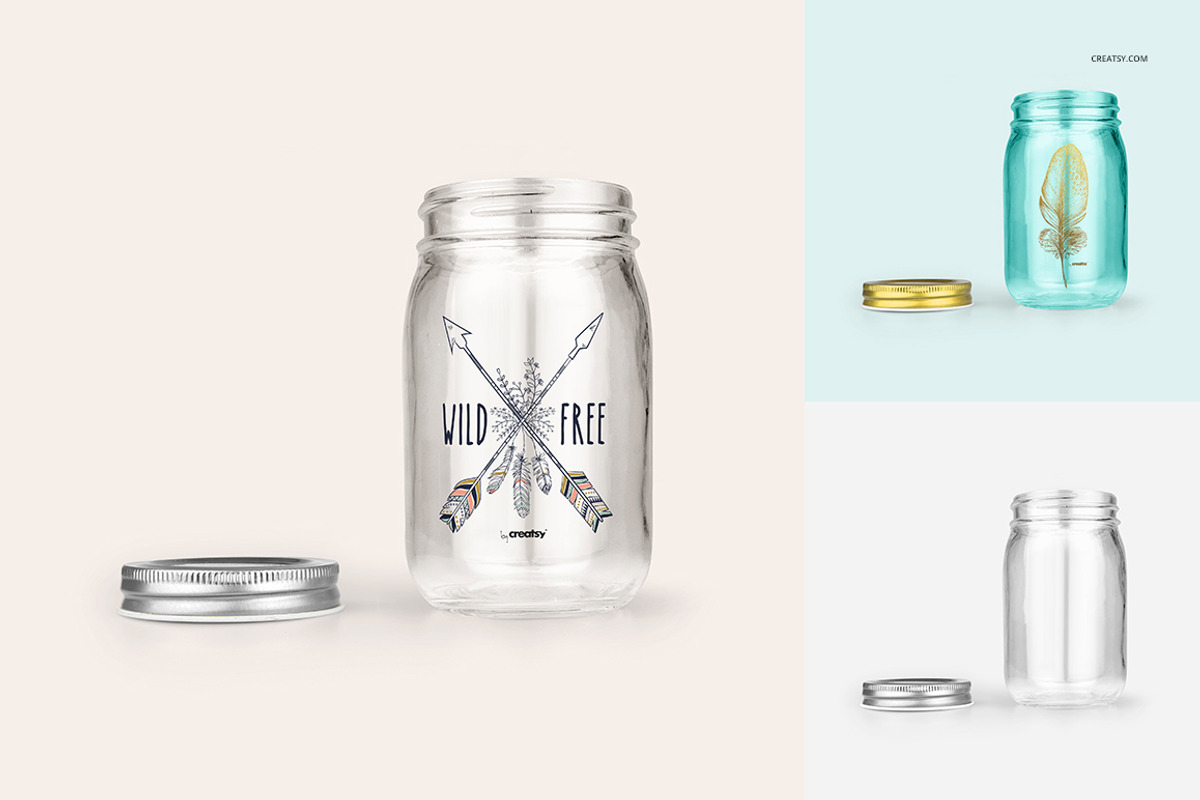 Money Jar Mockup Set, a Product Mockup by creatsy4 (Photo 3 of 10)
