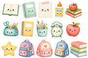 Back to School Clipart Bundle, an Education Illustration by Villa 11 Estudio (Thumbnail 2 of 6)