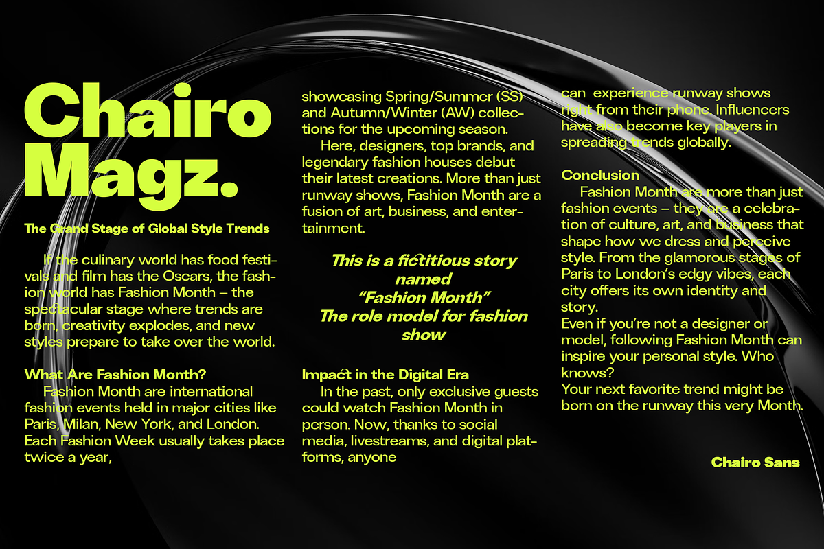 ChairoSans, a Sans Serif Font by Propertype (Photo 14 of 14)