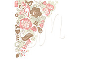 4 Floral template designs - Clipart, an Illustration by GraphicMarket (Thumbnail 4 of 4)