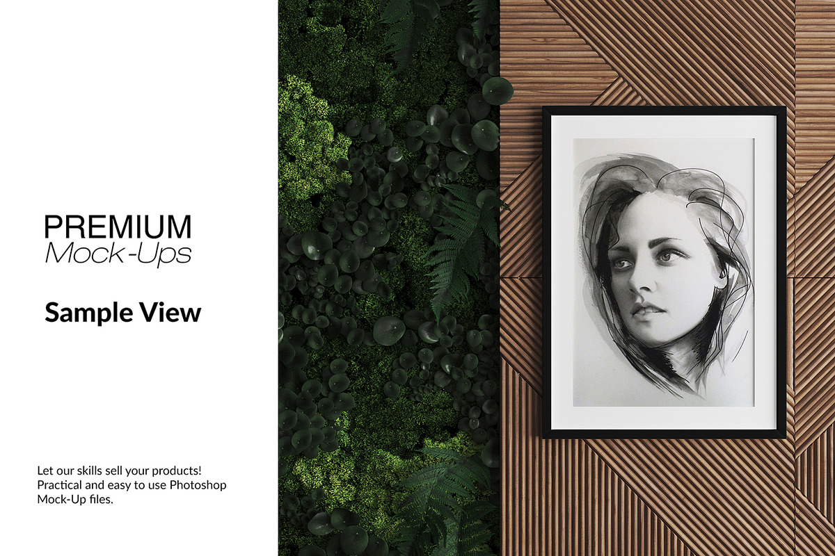 3 Shapes of Frames Mockups, a Product Mockup by mock-ups