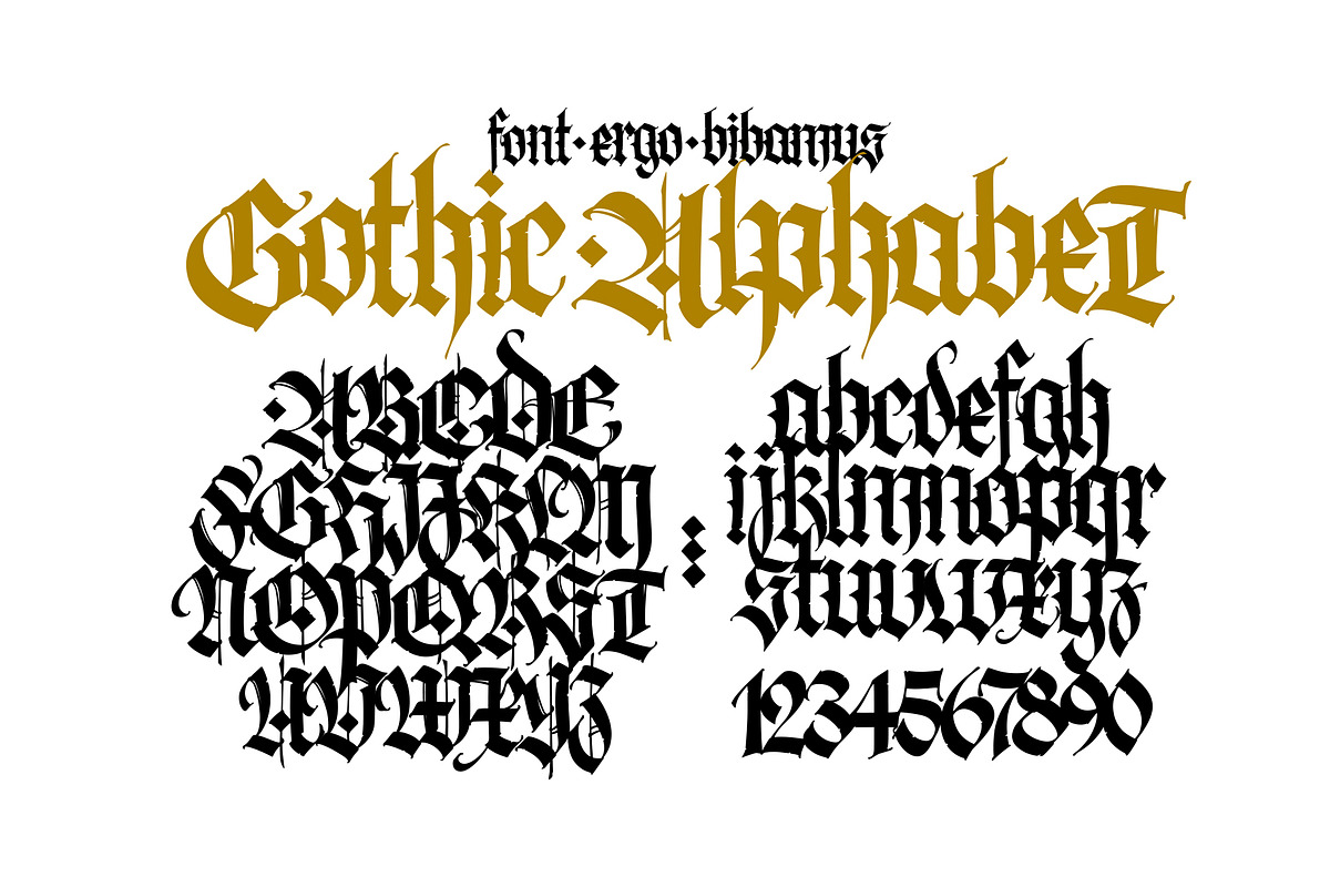 Gothic vector letters, an Object Graphic by GeekClick (Photo 3 of 7)