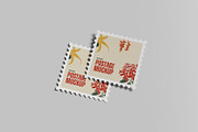 Postage Stamp Mockup, a Books & Magazine Mockup by hokagata (Thumbnail 2 of 5)