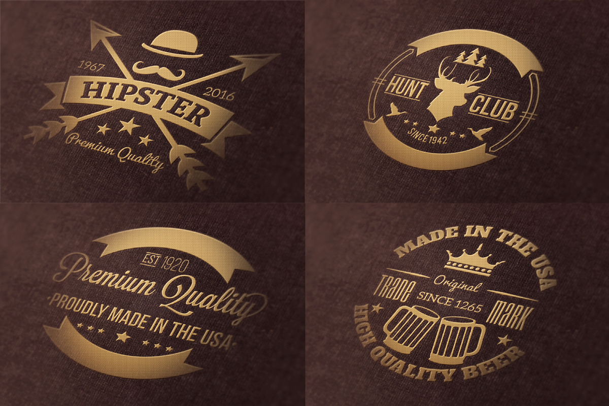 12 Retro Badges and Labels, a Branding & Logo Template by Arys Design (Photo 4 of 7)