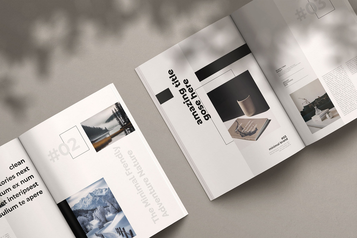 Minimal Template Layout, a Brochure Template by Creative-Work (Photo 3 of 7)