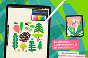 Illustration Brush Pack, a Brush Add-On by LydiahillIlustration (Thumbnail 6 of 9)